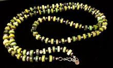 Chrysocolla & Pearl Silver Necklace - Leila Haikonen Jewellery