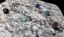 Gemstone Silver Charm Bracelet - Leila Haikonen Jewellery
