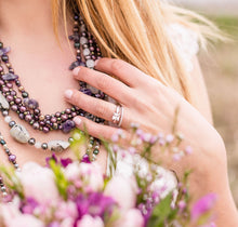 Purple Pearl Silver Necklace - Leila Haikonen Jewellery