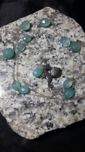 Blue Chalcedony Seahorse Charm Necklace - Leila Haikonen Jewellery