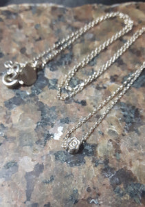 Rose Silver Chain Necklace - Leila Haikonen Jewellery