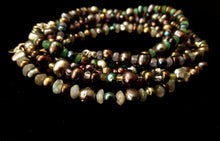Black Pearl & Gemstone Silver Bracelet - Leila Haikonen Jewellery
