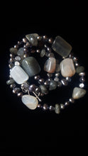 Labradorite, Moonstone & Pearl Necklace - Leila Haikonen Jewellery