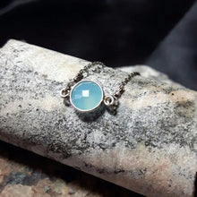 Blue Chalcedony Silver Bracelet - Leila Haikonen Jewellery