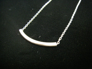 Silver Tube Sterling Silver Chain Necklace - Leila Haikonen Jewellery