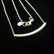 Silver Tube Sterling Silver Chain Necklace - Leila Haikonen Jewellery