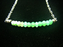 Green Chrysocolla & Silver Necklace - Leila Haikonen Jewellery