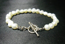 Classic White Pearl Silver Bracelet - Leila Haikonen Jewellery