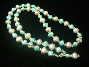 Pearl Quartz & Silver Necklace - Leila Haikonen Jewellery