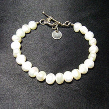 Classic White Pearl Silver Bracelet - Leila Haikonen Jewellery