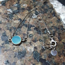 Blue Chalcedony Silver Bracelet - Leila Haikonen Jewellery