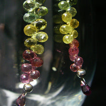 Rainbow Tourmaline & Sterling Silver Earrings - Leila Haikonen Jewellery