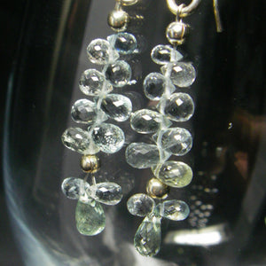 Blue Aquamarine & Silver Earrings - Leila Haikonen Jewellery