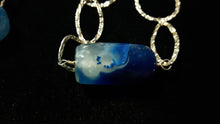 Blue Chalcedony Silver Necklace - Leila Haikonen Jewellery