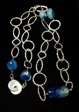 Blue Chalcedony Silver Necklace - Leila Haikonen Jewellery