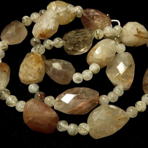 Rutilated Quartz & Silver Necklace - Leila Haikonen Jewellery